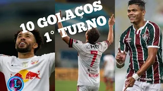 🔥TOP 10 GOLAÇOS DO PRIMEIRO TURNO DO BRASILEIRÃO 2020🔥