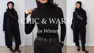 STAY CHIC AND COSY WITH AND WITHOUT YOUR COAT. Capsule Wardrobe. Slow Fashion.
