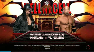 "WWE 2K23 Dream Match: The Undertaker vs. Goldberg - Clash of Legends!"