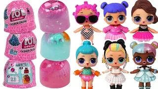 Jelly Layer Dress Up! LOL Surprise Fashion Crush Blind Bag Cups~! #PinkyPopTOY