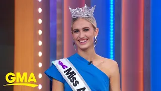 Newly crowned Miss America discusses her new role