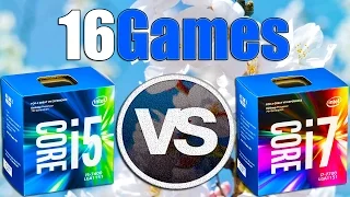 i5-7400 vs i7-7700 | GTX 1070 OC | 1920 x 1080 | in 16 Games