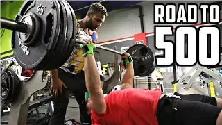 420lb Bench Press (HEAVIEST So Far) | Max Reps at 225lbs | Road to 500 Ep. 6 (ft. Terron Beckham)