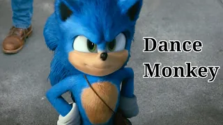 Sonic movie edit dance monkey