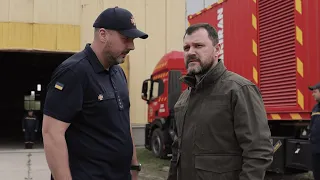 Ігор Клименко проінспектував роботу аварійно-рятувального загону спецпризначення
