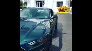 2019er Mustang Bullitt bei Übergabe an STEEDA für unsere nächste McQueen Edition