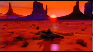 An American Tail: Fievel Goes West - Fievel and Wylie Burp watch the sunset