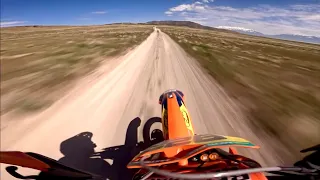 KTM 350 XCF Top Speed - Utah Desert Ride Sesh