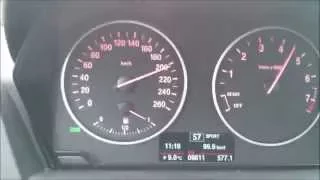 BMW 116i F20 2014 - Top Speed Autobahn Test