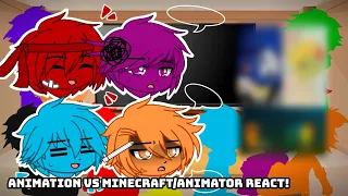 Animation vs Minecraft/Animator react to Animation Videos // (But They Spoke) // GCRV // (Read Desc)