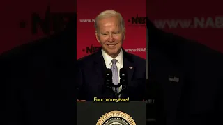 'Four More Years' Chant Breaks Out at Biden Speech