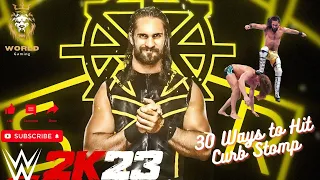 WWE2K23 30 Ways to Hit Curb Stomp