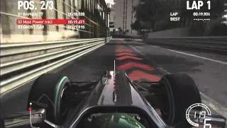 Formula One 2010 Game - lap of Monte Carlo