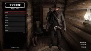 How to make a full black outfit in Red Dead Redemption 2