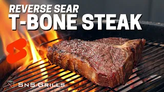 Reverse Sear T Bone Steak #shorts