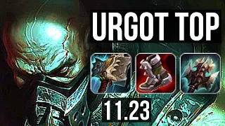 URGOT vs JAX (TOP) | 13/1/1, Legendary, 400+ games, Rank 12 Urgot | KR Master | 11.23