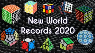 ALL NEW Rubik's Cube WORLD RECORDS 2020 | Speedcubing WRs Singles