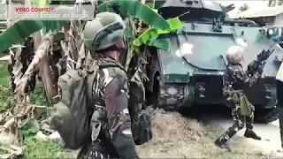 Philippine army 2nd Mechanized battalion in combat operation