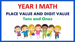 Place Value First Grade - Tens and Ones | Year 1 Mathematics | Matematik Tahun 1