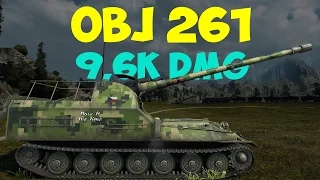 Object 261 Silent SNIPER - 9,6K DMG -  World of Tanks