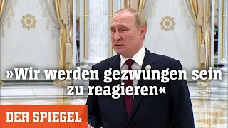 Putin über die Nato-Erweiterung: »Wir werden gezwungen sein zu reagieren« | DER SPIEGEL