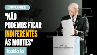 BRASIL QUER 'PAZ JUSTA E DURADOURA NA UCRÂNIA', DIZ LULA NA CÚPULA DO BRICS