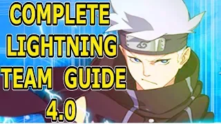 COMPLETE NARUTO ONLINE 4.0 LIGHTNING MAIN TEAM GUIDE | NARUTO ONLINE GUIDE