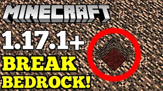 Break BEDROCK Minecraft 1.17+! How To Break Bedrock