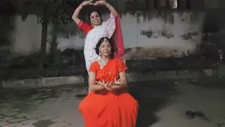 mom and daughter duo | maya bono biharini dance | rabindra jayanti |Rabindra sangeeth #mom& daughter