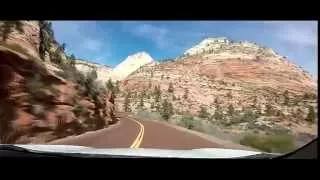 Zion Nationalpark - Scenic Drive, Utah -  Onboard Front View