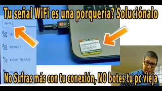 MÁS WiFi Veloz y CERO cortes Solución BARATA y fácil en Computadoras