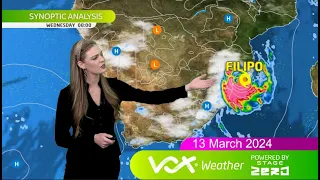 13 March 2024 | Vox Weather Forecast powered by Stage Zero