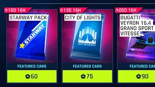 Asphalt 9 - Buying City of Lights Packs to Star Up Saleen - Wasting 10k in Tokens? - Sorry Bad Sound