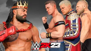 WWE 2K23 LIVE Who Will Dethrone KING Roman Reigns - WWE 2K23 Live Stream #3