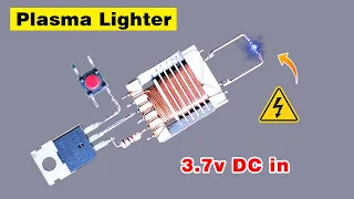 Plasma arc lighter homemade, I make electric lighter