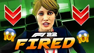 HOW FAST CAN YOU GET FIRED IN F1 CAREER MODE?!