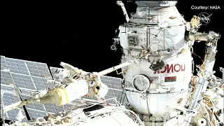 WATCH: Russian cosmonauts conduct spacewalk aboard ISS