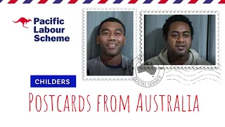 Postcards from Australia to Fiji