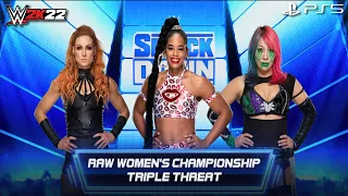 FULL MATCH - Bianca Belair vs. Becky Lynch vs. Asuka - Raw Women's Championship - Triple Threat