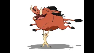 Timon and Pumbaa from reference  pt.1