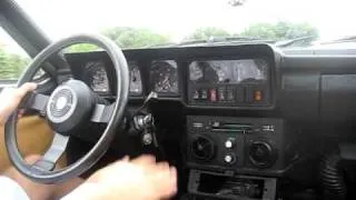 Alfa Romeo GTV6 in-car driving