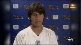 Rafael Nadal, en su primer Monte-Carlo, 2003