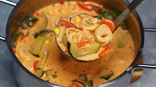 Beste Partysuppe: Leckere Suppe, die man nicht aufhören kann zu essen! Tortellini Käsesuppe Rezept