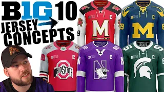 Big Ten Hockey Jersey Concepts