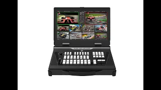 New design chroma key support multi-cameras SDI HDMI record live streaming 8 channel video switcher