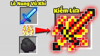 Minecraft nhưng Tôi Có Lò Nung Vũ Khí Siêu Mạnh