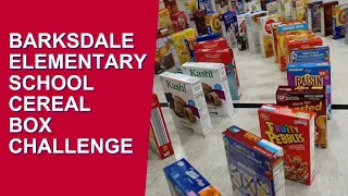 Barksdale Elementary School Cereal Box Challenge