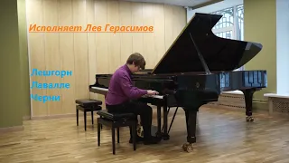 Лешгорн - этюд op.136 №17; Каликса Лавалле - Бабочка op.43; Черни - Вариации на тему Роде op.33