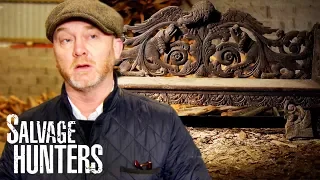 Purchasing A Carved Bench From One Of Scotland’s Oldest Family Castles | Salvage Hunters