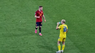 Mykhailo Mudryk🔥 Crazy Skills & Great Performance VS. Spain U21 ⚽ UEFA EURO 2023 I From the stands